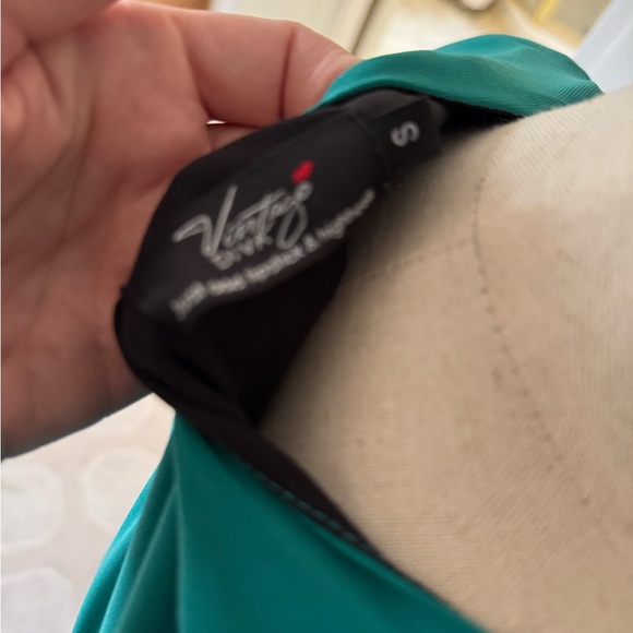 Vintage Diva Turquoise Geneveeve / Monica Dress - Picture 5 of 11